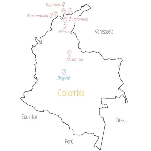 Itinéraire Colombie 