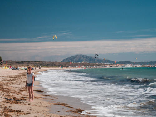 Vue de la plage de Tarifa